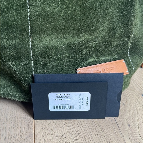 Rag & Bone RB Tool Tote in Olive - Picture 5 of 5